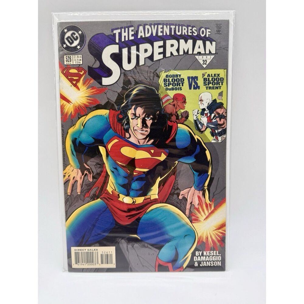 The Adventures of Superman No. 526 DC Comics 1995 Bagged And Boarded‎